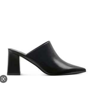 Marc Fisher LTD - Zivon Leather Pointed Toe Heel Mules